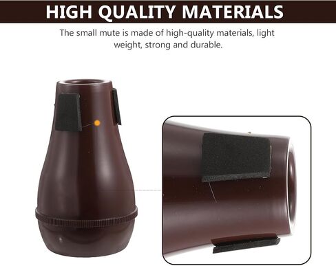 ULTECHNOVO Lightweight Abs Trombone Mute Practice Silencer for Trombone, Easy to Carry Horn Accessory for Quiet Practice and Jazz Performance in Kuwait