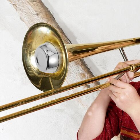 Toyvian Abs Material Trombone Mute Practical Trombone Silencer Noise Remove Tool Easy to Install Carry Musical Instrument Accessory in Kuwait