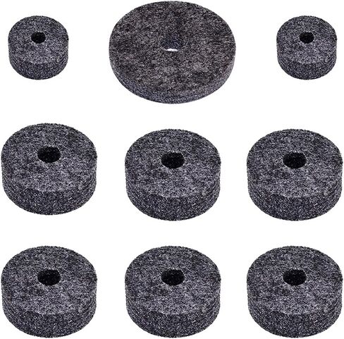 18pcs Cymbal Accessories Wing Nut Cymbal Felt High Hat Clutch Felt For Drum YUBJIANG in Kuwait