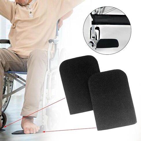 Armchair Pedal Covers Chair Footrest Covers Foot Protection Pads Nonslip Footplate Protector Pad Soft Cushion Neoprene Suitable for Elderly in Kuwait