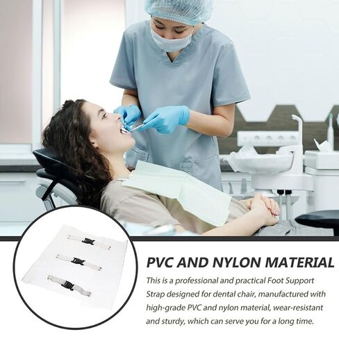 Beaupretty Reusable Nylon Foot Strap for Hospital Dental Chair Fatigue Relief Foot Holder with PVC Cover for Patient Treatment Room Use in Kuwait