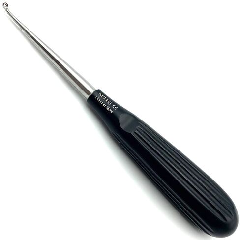 Spratt Brun Bone Curette Set w/Sterilizing Tray, Curved Fig. 0-0000 x 17 cm in Kuwait