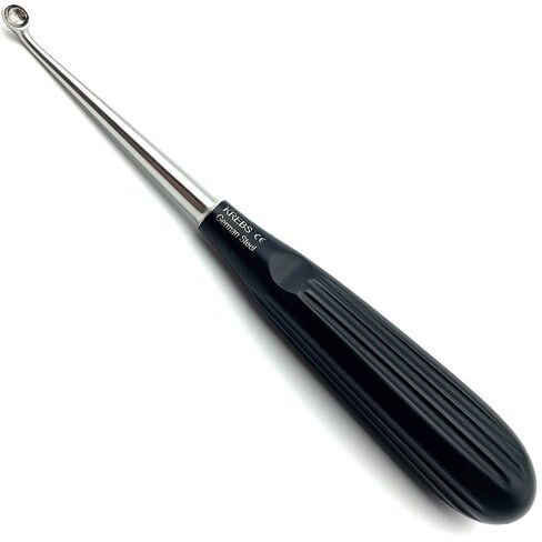 Spratt Brun Bone Curette Set w/Sterilizing Tray, Curved Fig. 0-0000 x 17 cm in Kuwait