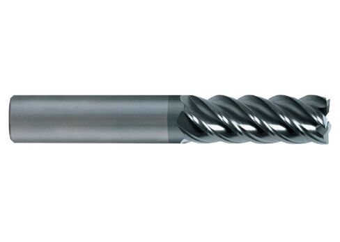 SGS 32626 55CR V-Carb مطحنة نهاية فلوت 5 عالية الأداء، طلاء نيتريد الألومنيوم من التيتانيوم، قطر القطع 3/8 بوصة، طول القطع 1 بوصة، قطر الساق 3/8 بوصة، الطول 2-1/2 بوصة، نصف قطر الزاوية 0.015 بوصة in Kuwait