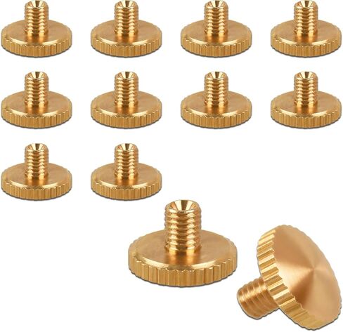 12Pcs A0141229 Brass Lyre Holder Screws for Yamaha Saxophone, Compatible with Yamaha Saxophone Trumpet Cornet Alto Tuba Replacement for A0141220 Finger Ring Holder Screws in Kuwait