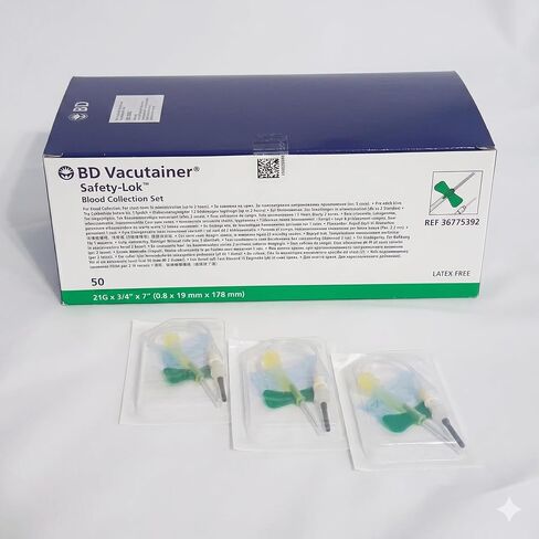 21 G Butterfly | 50 Unit | is Compatible with a Holder | Original | Made in USA in Kuwait