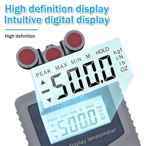 Portable Cable Tension Meter,Handheld Tension Gauge 5000cN | 3 working modes and 6 selectable units for versatile testing.USB data storage and transfer for easy record and analysis. in Kuwait
