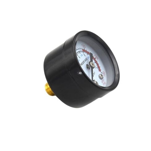 1 قطعة مقياس ضغط الهواء بار 10 مللي متر 1/8 موضوع 0-180 PSI 0-12 مقياس الضغط المزدوج للحديد ضاغط الهواء in Kuwait