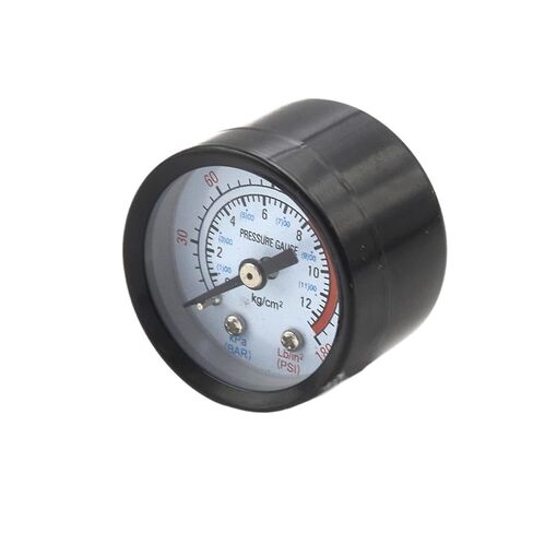 1 قطعة مقياس ضغط الهواء بار 10 مللي متر 1/8 موضوع 0-180 PSI 0-12 مقياس الضغط المزدوج للحديد ضاغط الهواء in Kuwait