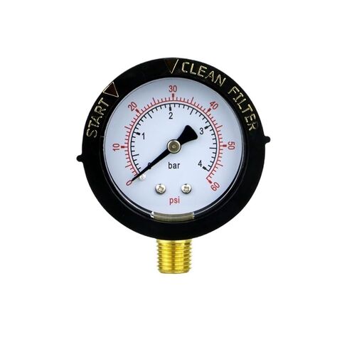 1pc Vacuum Manometer Dial Dual Scale Dial Gauge 1/4 NPT Vacuum Pressure Meter 2" 50mm Dial Digital Display Gauge in Saudi Arabia