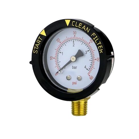 1pc Vacuum Manometer Dial Dual Scale Dial Gauge 1/4 NPT Vacuum Pressure Meter 2" 50mm Dial Digital Display Gauge in Saudi Arabia