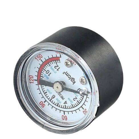 Air Compressor Pneumatic Hydraulic Fluid Pressure Gauge 0-12Bar/0-180PSI Pressure Gauge for Air Compressor Measuring Instrument in Kuwait