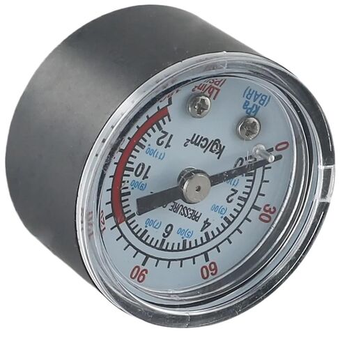 Air Compressor Pneumatic Hydraulic Fluid Pressure Gauge 0-12Bar/0-180PSI Pressure Gauge for Air Compressor Measuring Instrument in Kuwait
