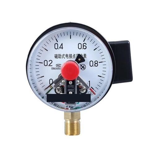 1pc Magnetic-Assisted Electric Contact Pressure Gauge -0.1-0-100MPa Pressure Range Controller with Precise Calibration for Many Time(0-16Mpa) in Kuwait