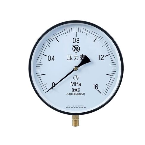 1 قطعة Y-150 مقياس ضغط أنبوب الربيع-0.1 ~ 60MPa مقياس ضغط الماء بالبخار قطر القرص 150 مللي متر مقياس ضغط الزيت M20 * 1.5 خيط (1.0MPa) in Kuwait