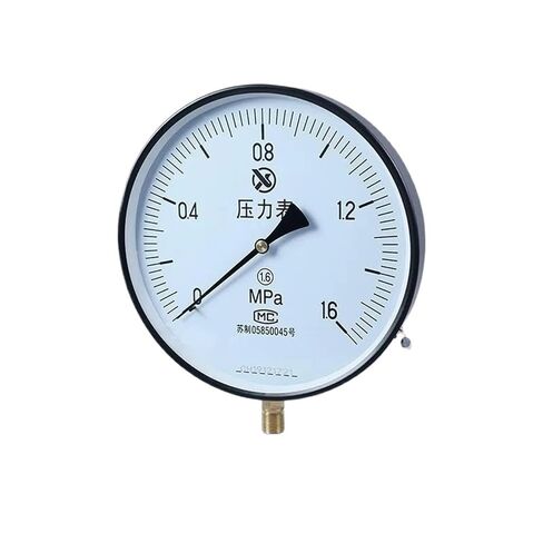 1 قطعة Y-150 مقياس ضغط أنبوب الربيع-0.1 ~ 60MPa مقياس ضغط الماء بالبخار قطر القرص 150 مللي متر مقياس ضغط الزيت M20 * 1.5 خيط (1.0MPa) in Kuwait