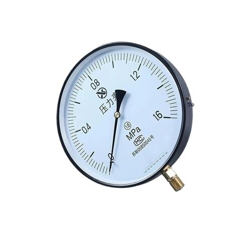 1 قطعة Y-150 مقياس ضغط أنبوب الربيع-0.1 ~ 60MPa مقياس ضغط الماء بالبخار قطر القرص 150 مللي متر مقياس ضغط الزيت M20 * 1.5 خيط (1.0MPa) in Kuwait