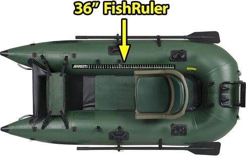 قارب صيد عائم Sea Eagle 285 بدون إطار قابل للنفخ بطول 9 بوصات - شخص واحد - خفيف الوزن ومحمول ومثالي للصيد وصيد الأسماك - يتم إعداده في 5 دقائق in Kuwait