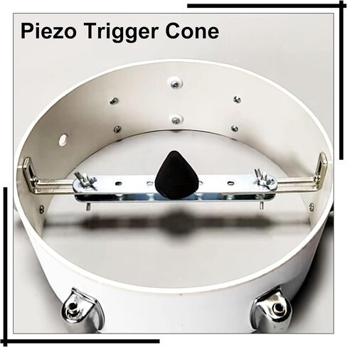 ETFBUY 10 Pcs Black Foam Cone and Cylinder Parts for Electronic Drum Piezo Trigger in Kuwait