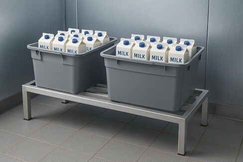 حامل ألومنيوم CenPro Commercial NSF - سعة وزن 3000 رطل - 36 بوصة × 18 بوصة × 12 بوصة (28W-138) in Kuwait