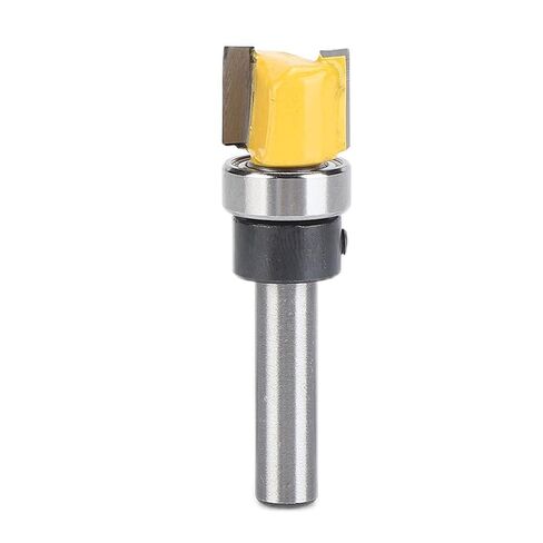 Milling Cutter Set 4Pcs High Precision Shock Resistance Woodworking Cutting Tools for Flush Templates and Slots Alloy Steel 1/4 Inch Handle in Kuwait