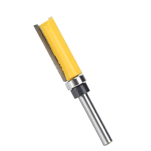 Milling Cutter Set 4Pcs High Precision Shock Resistance Woodworking Cutting Tools for Flush Templates and Slots Alloy Steel 1/4 Inch Handle in Kuwait