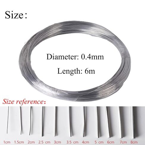 Aluminum Wire, 0.1mm-0.4mm, 6M Bendy Craft Wire for DIY, Electronics, and Armatures, 1pcs(0.4mm) in Kuwait