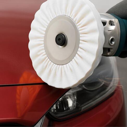 7PCS 8 Inch Aluminum Polishing Kit – Airway Buffing Wheels and Compounds Set for Metal Rim Shine Restoration Grinder Compatible Wheel Polisher for Chrome Finishing and Surface Refining in Kuwait