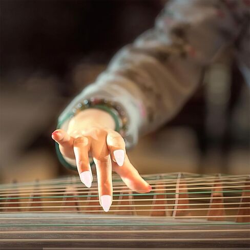 5 قطع كبيرة من واقيات أظافر الأصابع Guzheng من Alasum، برتقالي Guzheng لممارسة الأظافر المزيفة للعب الآلات الخيطية وحماية الأصابع in Kuwait