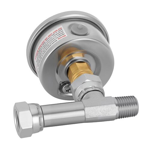 مقياس ضغط الرش HEA 0-4000psi مع تركيب على شكل حرف T، وصلة NPT 1/4 بوصة، متوافق مع بخاخ Titan/Wagner Airless، بديل لـ Titan 0580495/580495 in Kuwait