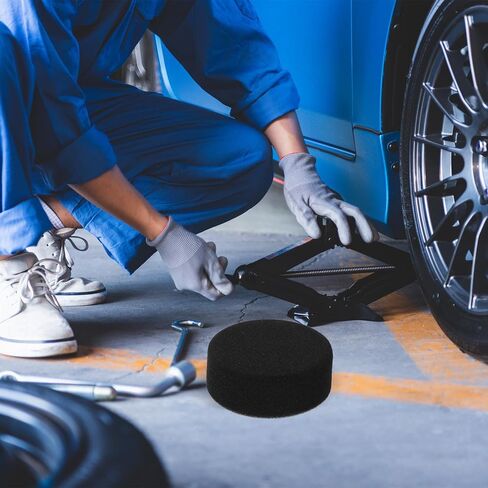 Drill Polishing Kit with 5 Inch Black Sponge Buffing Pad for Car Paint and Boat Polishing, Professional-Grade Polisher Attachment with Easy Installation for Waxing and Detailing in Kuwait