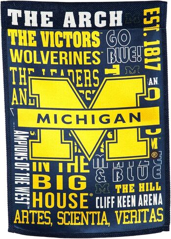علم فريق Team Sports America U of Michigan Fan Rules - 28 × 44 بوصة in Kuwait