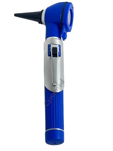 New Mini Fiber Optic Otoscope Blue (Pocket Size) Medical Ent Diagnostic Set Plus 1 Extra Replacement Bulb Cynamed in Kuwait