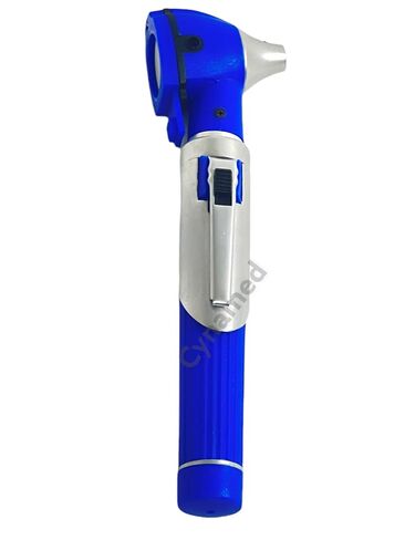 New Mini Fiber Optic Otoscope Blue (Pocket Size) Medical Ent Diagnostic Set Plus 1 Extra Replacement Bulb Cynamed in Kuwait