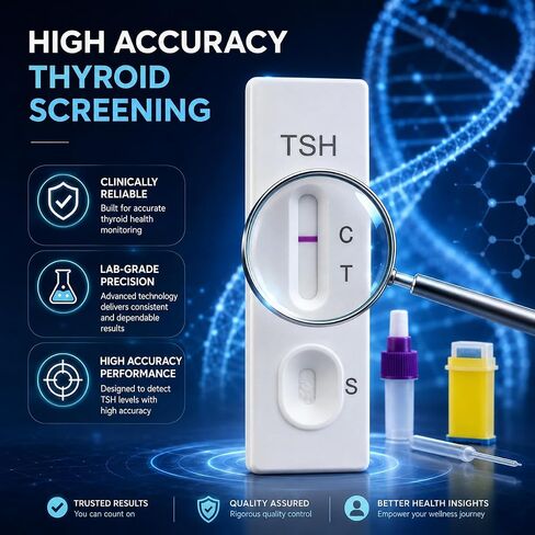 At-Home Thyroid Test Kit– Reliable Rapid Screening for Thyroid Health – Simple & Discreet (2 Pack) in Kuwait