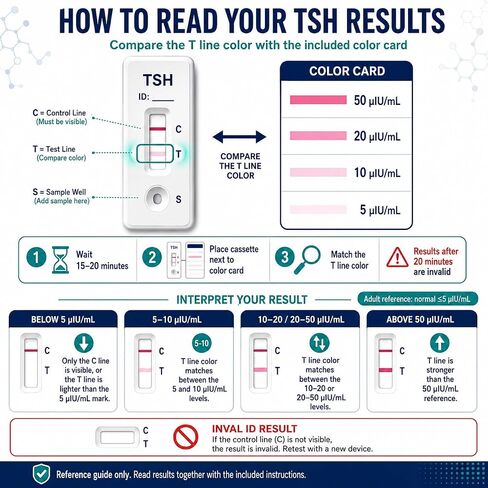 At-Home Thyroid Test Kit– Reliable Rapid Screening for Thyroid Health – Simple & Discreet (2 Pack) in Kuwait