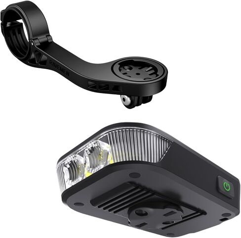 حزمة RAVEMEN FR500 مع AOM05، ضوء أمامي للدراجة متوافق مع أجهزة كمبيوتر Garmin/Wahoo/Bryton لركوب الدراجات in Kuwait
