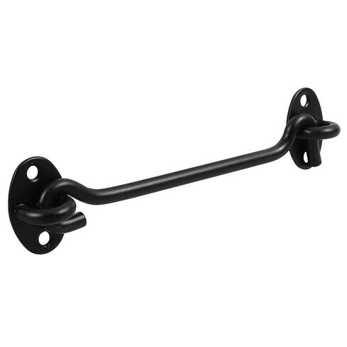 Toyvian Stainless Steel Window Hook Latch Lock for Door and Window, Black Color, Versatile Design to Withstand Wear and Tear, for Home and Office Use in Kuwait