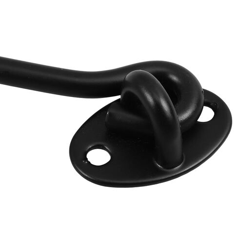 Toyvian Stainless Steel Window Hook Latch Lock for Door and Window, Black Color, Versatile Design to Withstand Wear and Tear, for Home and Office Use in Kuwait