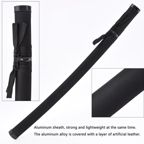 41 بوصة Moonveil Sword طبق الأصل سيف Moonveil Katana مصنوعة من الفولاذ المقاوم للصدأ، غمد الألومنيوم، مناسبة للكوسبلاي والديكور، ليست حادة in Kuwait