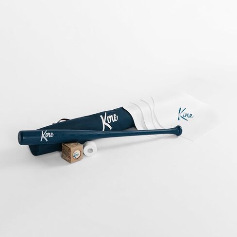 Kore Baseball Backyard Set – Plastic Bat, Soft Baseball, 4 Bases, Reinforcement Tape & Carry Bag – Safe Outdoor Family Game for Backyard, Beach, or Park Play in Kuwait