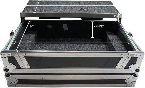 حامل كمبيوتر محمول Harmony Audio HCDDJ800WLT1U Flight Glide DJ 1U متوافق مع Pioneer DDJ-800 in Kuwait