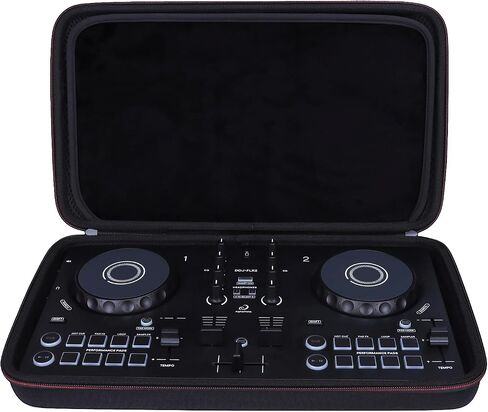 حافظة وحدة تحكم DJ LTGEM متوافقة مع وحدة تحكم DJ AlphaTheta DDJ-FLX2، أسود (الجراب فقط) in Kuwait