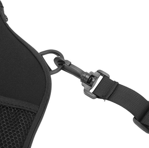 Zopsc Neoprene Paddle Cover Bag Lightweight Portable Racket Sleeve for Outdoor Sports Enthusiasts Black 1pc in Kuwait