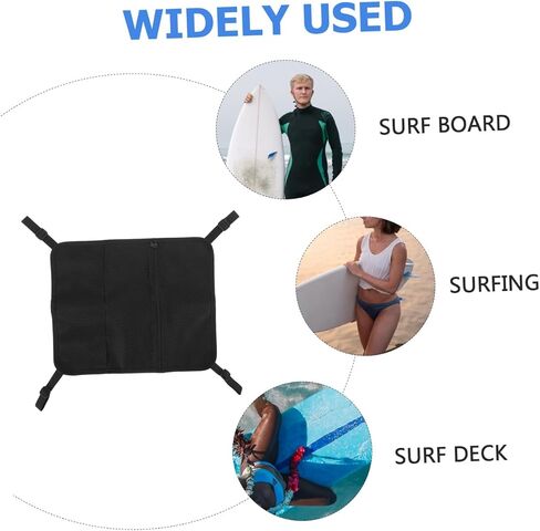 DOITOOL Paddleboard Deck Bag شبكة تخزين منظمة، حقيبة أشتات شبكية للرياضات المائية التجديف مع شبكة مرنة لركوب الأمواج وإكسسوارات الكاياك in Kuwait
