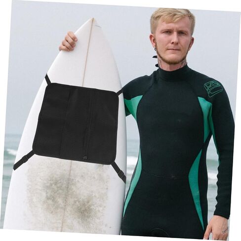 KALLORY Surfboard Mesh Bag Paddleboard Storage Pouch Water Sports Deck Bag with Mesh Net Suitable for Sup Board Accessories and Outdoor Use in Kuwait
