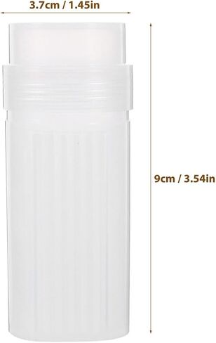 DOITOOL 2pcs Plastic Staining Slide Jars with Lids 5-slide Capacity Laboratory Coplin Staining Containers for Microscope Slide and Lab Use in Kuwait