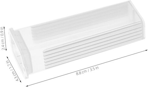 HEMOTON High Transparency Plastic Laboratory Slide Staining Jar 5-slot Rack with Narrow Openings 50pcs Slide Holders and Lab Sample Staining in Kuwait