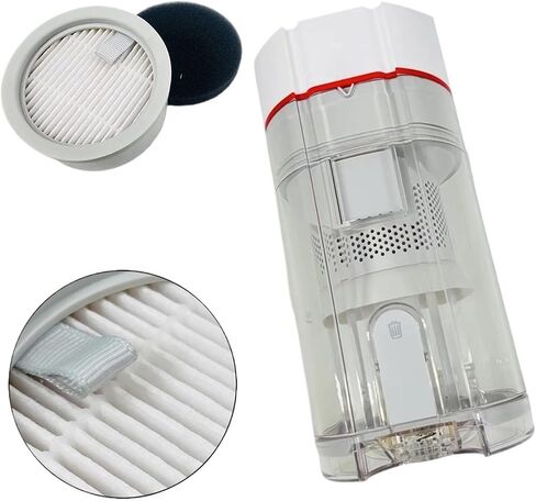 Dust Cup, Compatible with Dreame, Replacement for TROUVER, Solo 10 Power 11 Pro Multi-Cone Filter Accessory(A) in Kuwait