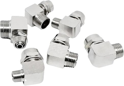 1Pcs 1/8 1/4 3/8 1/2 Inch Thread (PT) Trachea Quick Connector 4 6 8 10 12MM(6-02) in Kuwait